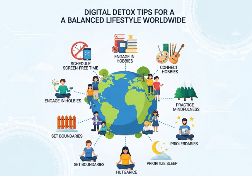 Digital detox tips for a balanced lifestyle worldwide