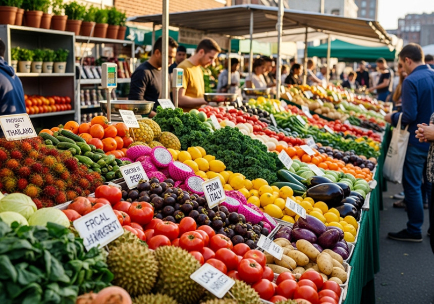 Global healthy eating – fresh local seasonal produce