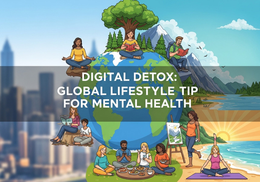 Digital detox for mental health – global lifestyle tip