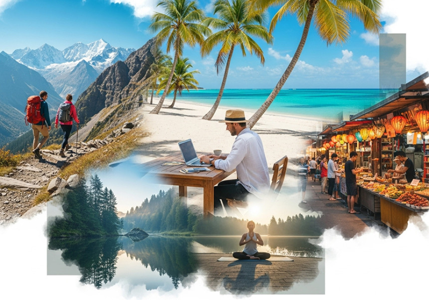 Global travel and lifestyle trends 2025 – remote work, cultural experiences, wellness, and adventure travel