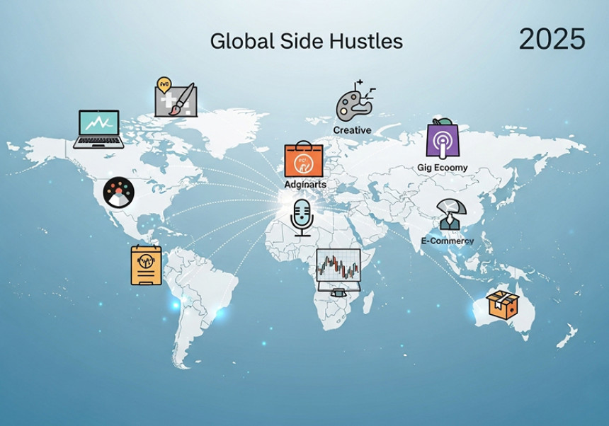 Global side hustles to earn extra income anywhere in the world