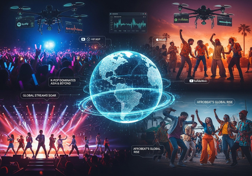 Worldwide music trends in 2025 – streaming, K-pop, Afrobeat