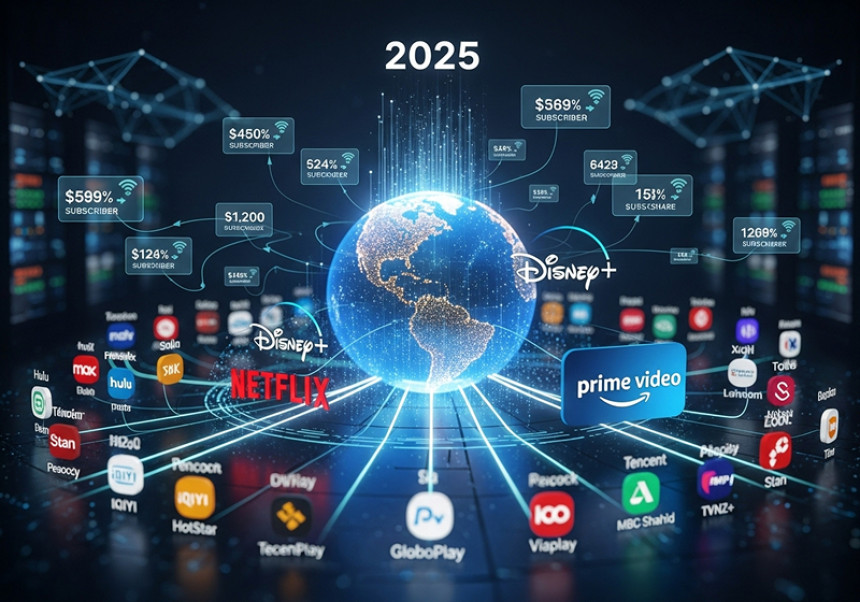 Global streaming platforms 2025 – Netflix, Disney+, Amazon Prime, regional apps