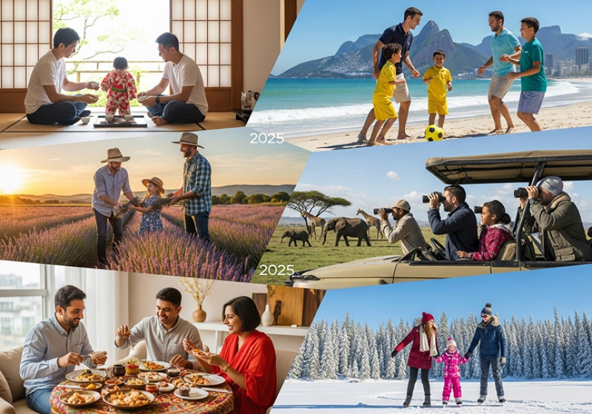 Family bonding worldwide – global parenting lifestyle 2025