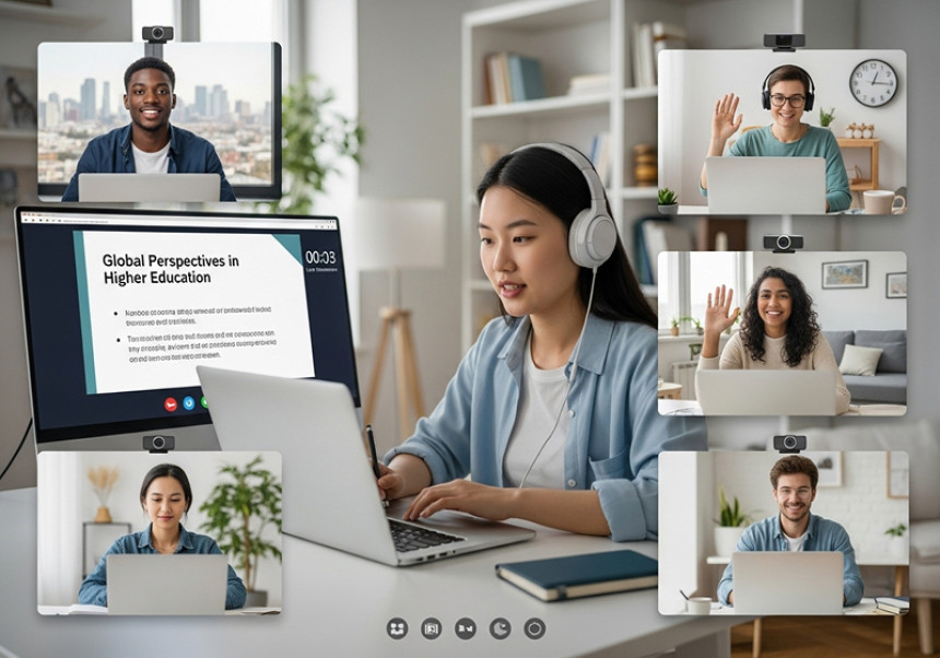 Global virtual classrooms and online education 2025