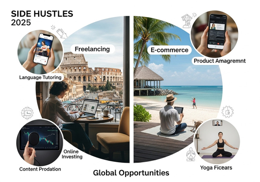 Top Side Hustles in 2025: Boost Your Income Anywhere in the World