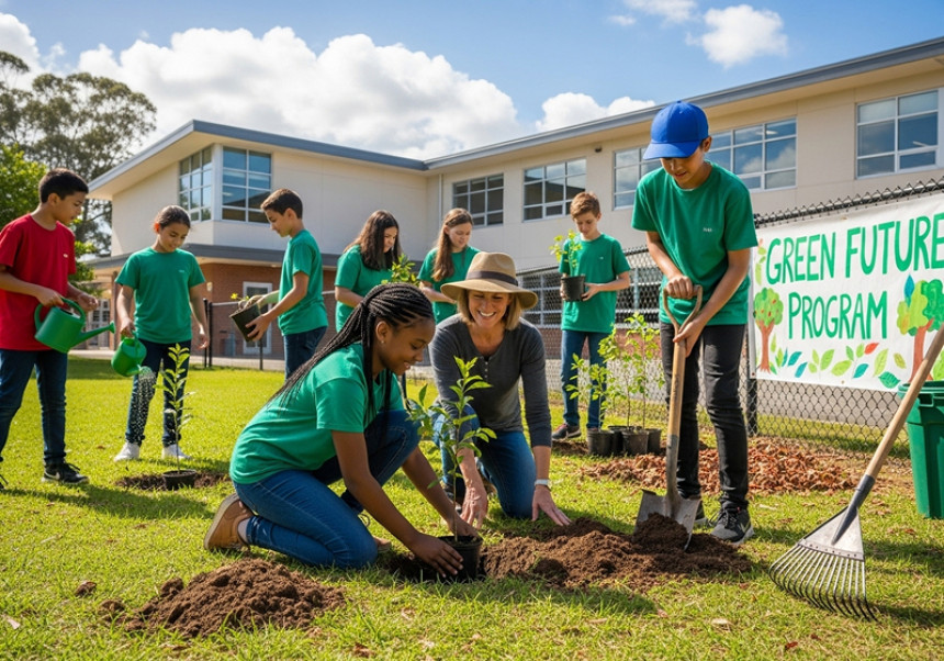 Global education for sustainability and green future