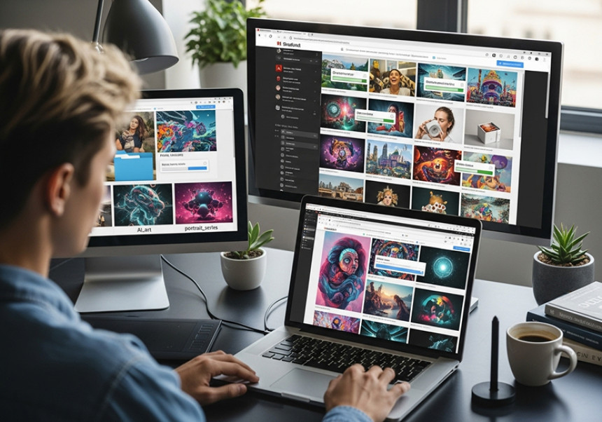 Passive income from stock photography and digital art sales