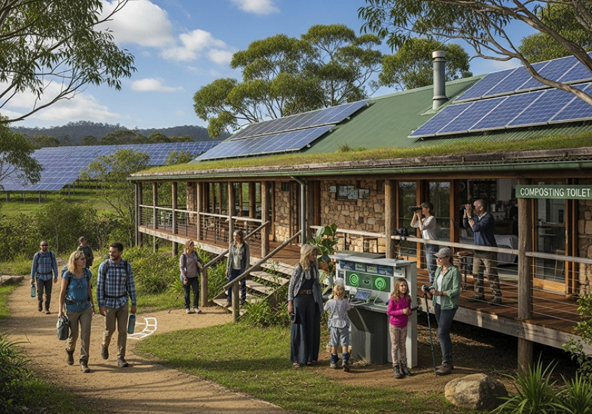 “Sustainable eco-friendly tourism lifestyle 2025.”