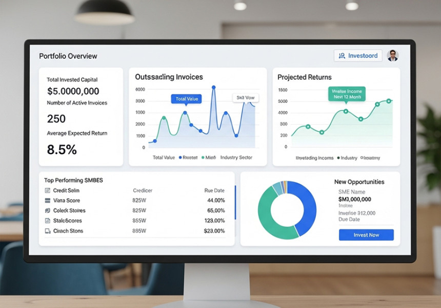 Alternative investing through invoice factoring platforms