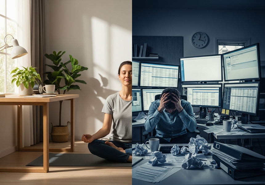 Mental health effects of freelancing — stress relief vs burnout